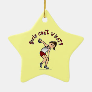 Leichte Womens Discus Keramikornament