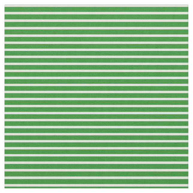 Leichte zyanfarbene und waldgrüne Streifen Stoff (Nahaufnahme)