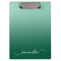 Leichter Aquamariner Hunter Green Ombre Kurve Swas
