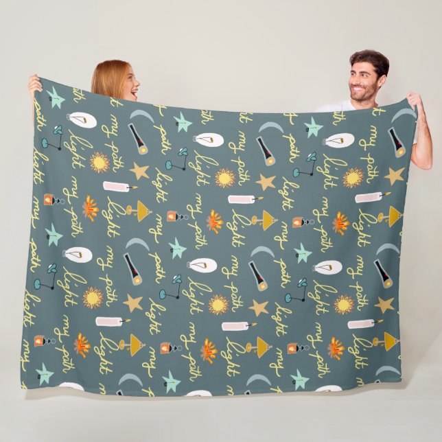 Leichter Pfad Fleecedecke (Beispiel)