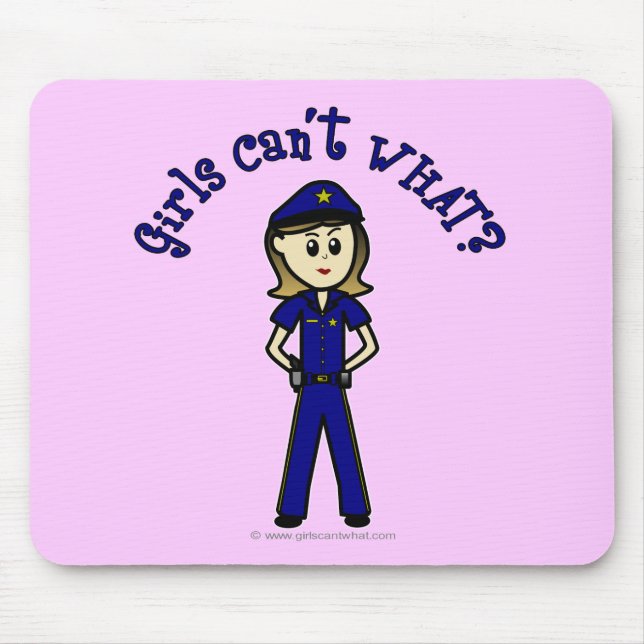 Leichter Polizist Mousepad (Vorne)