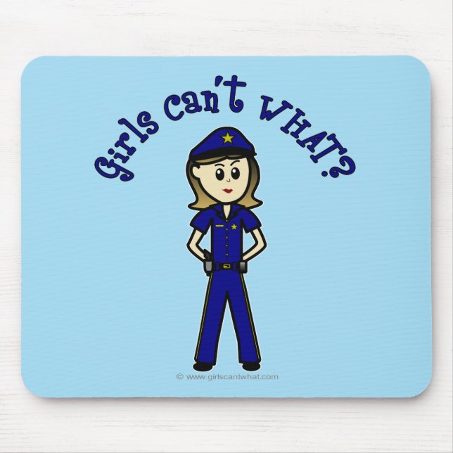 Leichter Polizist Mousepad (Vorne)