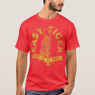 Leichter Tiger, Niedlicher und sonniger Gelber Typ T-Shirt