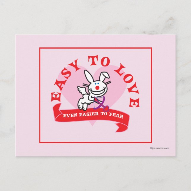 Leichtere Angst Postkarte (Vorderseite)