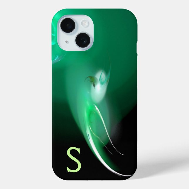 LEICHTES BIRD / SCHWARZES UND GRÜNES ABSTRAKTES MO Case-Mate iPhone HÜLLE (Rückseite)