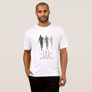 Leichtes, feuchtigkeitsableitendes Sport-Tek weiße T-Shirt