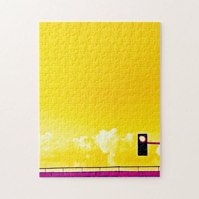 Leichtes Foto Gelb rosa Abenteuer Grad Puzzle (Vertikal)