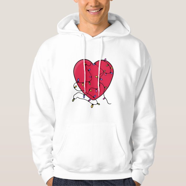 Leichtes Herz Hoodie (Vorderseite)