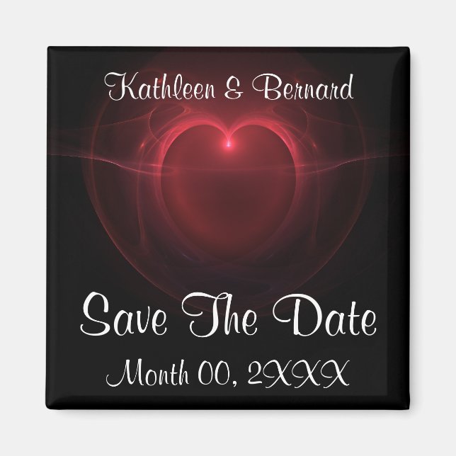 Leichtes Herz Magnet (Vorne)