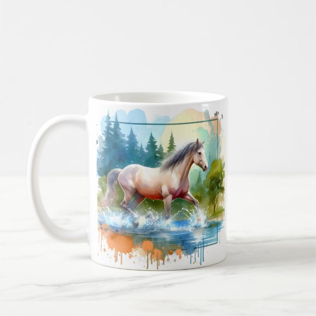 Leichtfertigkeit in der Abenddämmerung, wunderschö Kaffeetasse (Links)