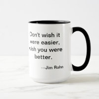 Leichtigkeit Jims Rohn Tasse