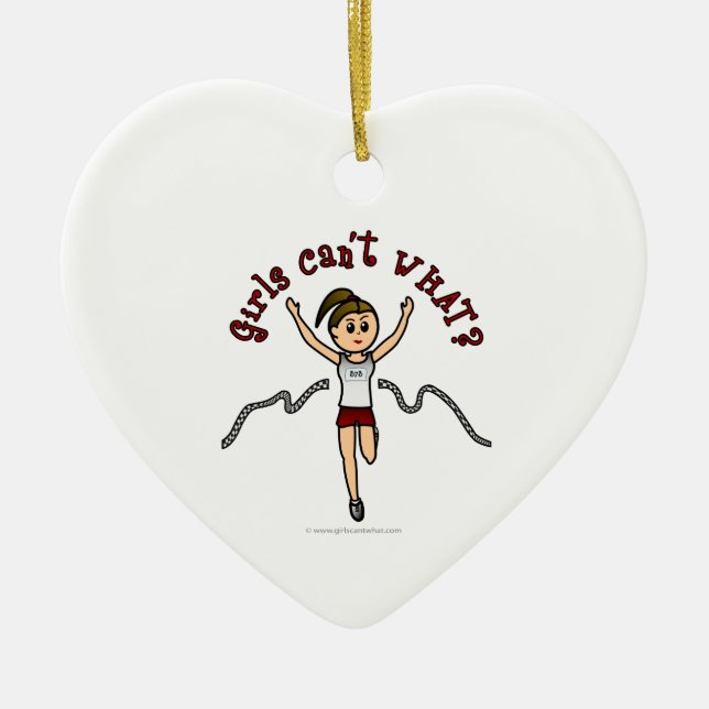 Leichtläufer in Roter Uniform Keramikornament (Vorne)