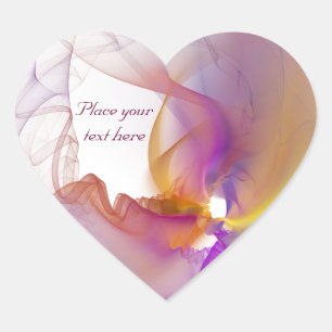 Leichtrauchen Herz-Aufkleber