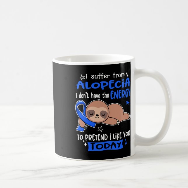 Leid von Alopezie, um so zu tun, als ob ich dich h Kaffeetasse (Rechts)