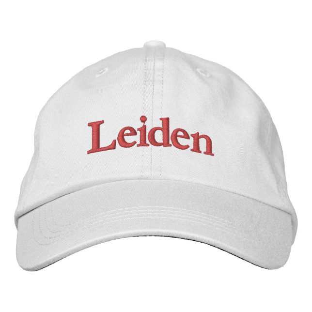 Leiden bestickte Baseballkappe (Vorderseite)