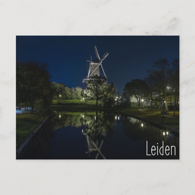 Leiden Holland Postkarte (Vorderseite)