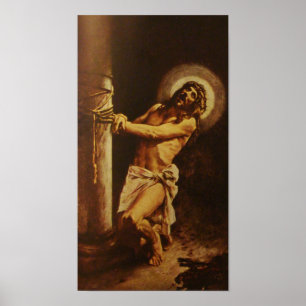 Leidender Bedienstet-Jesus Christus Scourged Poster