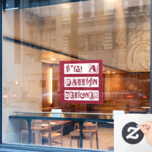 Leidenschaft Designer Fensteraufkleber