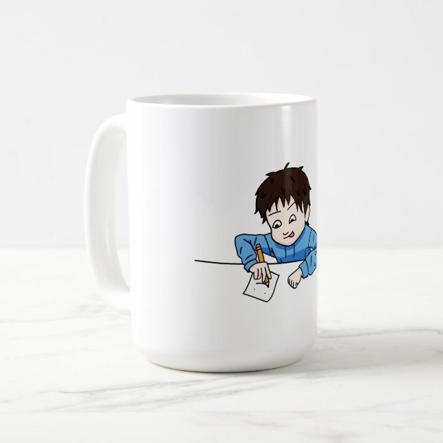 Leidenschaft fürs Skizzieren Kaffeetasse (Vorderseite Links)