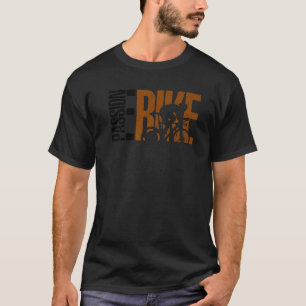 Leidenschaft Grafik E-Bike Mountainbiking Fahrrad T-Shirt