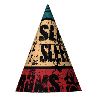 Leidenschaft treiben: T - Shirt Design Illustratio Partyhütchen