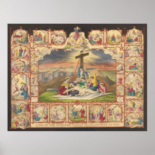 Leidenschaft und das Leben unseres Herrn Jesus Chr Poster