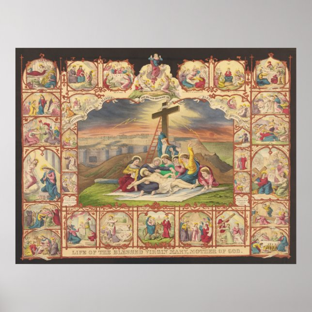 Leidenschaft und das Leben unseres Herrn Jesus Chr Poster (Vorne)