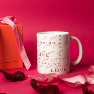 leidenschaftliche Liebe Valentinstag Kaffeetasse
