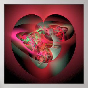 leidenschaftliche Turmoil Print Poster