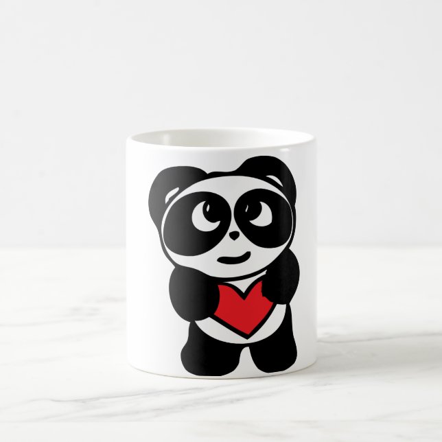 Leidenschaftlicher Becher Panda Tasse (Mittel)