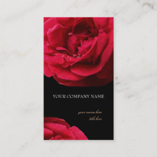 Leidenschafts-Rosen-Geschäfts-Karte Visitenkarte
