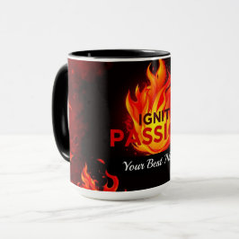 Leidenschaftsflamme entfachen tasse