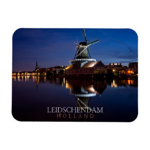 Leidschendam-Windmühle mit Nachdenken Magnet