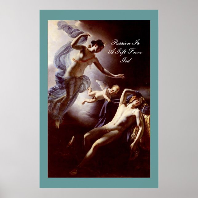 LEIDUNG IST EIN GESCHENK VON GOTT POSTER (Vorne)