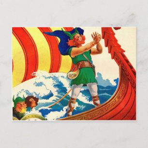 Leif Ericson Postkarte