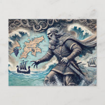 Leif Erikson in Pastel Chalk Zeichnend