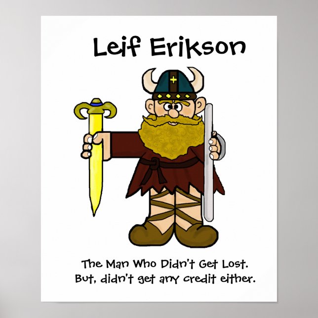 Leif Erikson Poster (Vorne)