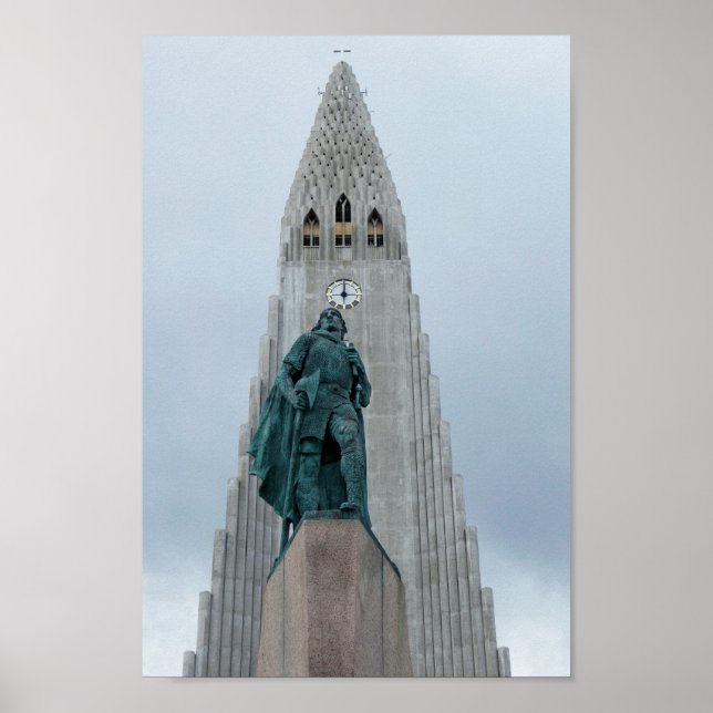 Leif Erikson Statue, Island Poster (Vorne)