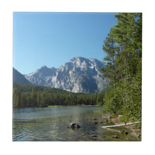 Leigh Lake im Grand-Teton-Nationalpark Fliese
