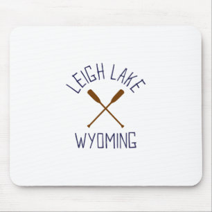 Leigh Lake Wyoming Outdoor-Vintage 1 Mousepad