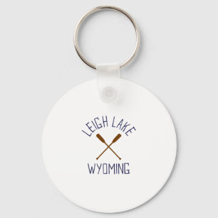 Leigh Lake Wyoming Outdoor-Vintage 1 Schlüsselanhänger
