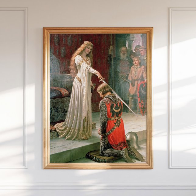 Leighton Accolade Knighting Art Pre Raphaelite Poster (Von Creator hochgeladen)