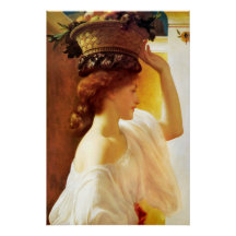 Leighton Eucharis Girl mit Obstkorb