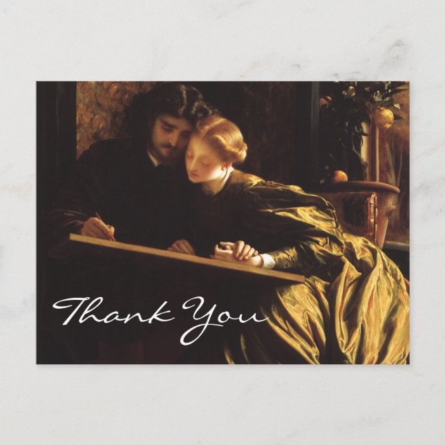 Leightons Maler-Flitterwochen Postkarte (Vorderseite)