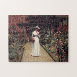 Leihgton Lady im Garten Puzzle