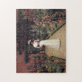 Leihgton Lady im Garten Puzzle