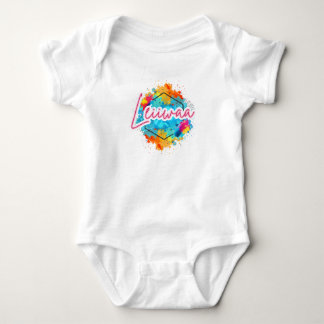 LEIIWAA Baby-Body – Von Geburt an mutig, Insel-P Baby Strampler