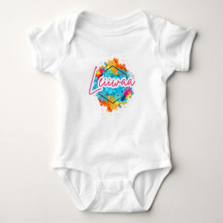 LEIIWAA Baby Jersey Bodysuit - Geboren Bold, Islan Baby Strampler