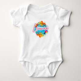 LEIIWAA Baby Jersey Bodysuit - Geboren Bold, Islan Strampler