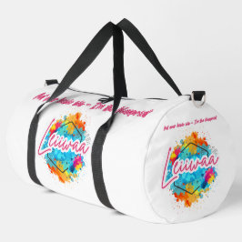 LEIIWAA Gym Bag – "Not Your Basic Sis – I'm the Bl Duffle Bag
